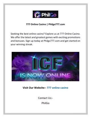 philgo777 login